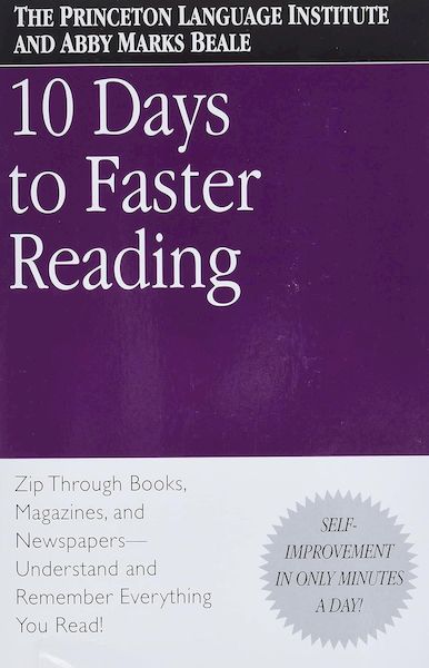 10 Days to Faster Reading by Abby Marks Beale